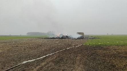 Pożar w Trzciannie, zginął mężczyzna w Pruszkowie 
