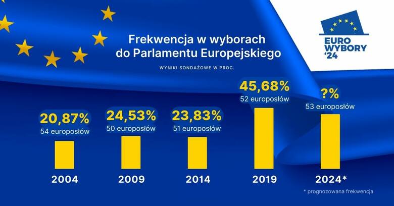 Tak wyglądała frekwencja w historii wyborów do PE w Polsce