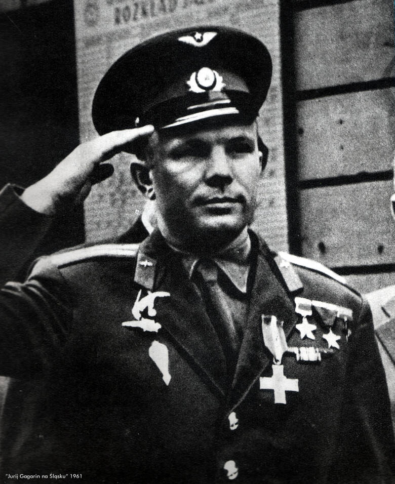 Jurij Gagarin w Katowicach<br /> <br /> <strong>Zobacz kolejne zdjęcia. Przesuwaj zdjęcia w prawo - naciśnij strzałkę lub przycisk NASTĘPNE</strong>
