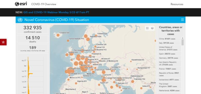 Mapa zakażeń. Gdzie sprawdzić liczbę zakażeń wirusem SARS-COVID-19? Koronawirus w Polsce i na świecie 2020. Zasięg, kraje, liczby, wykresy