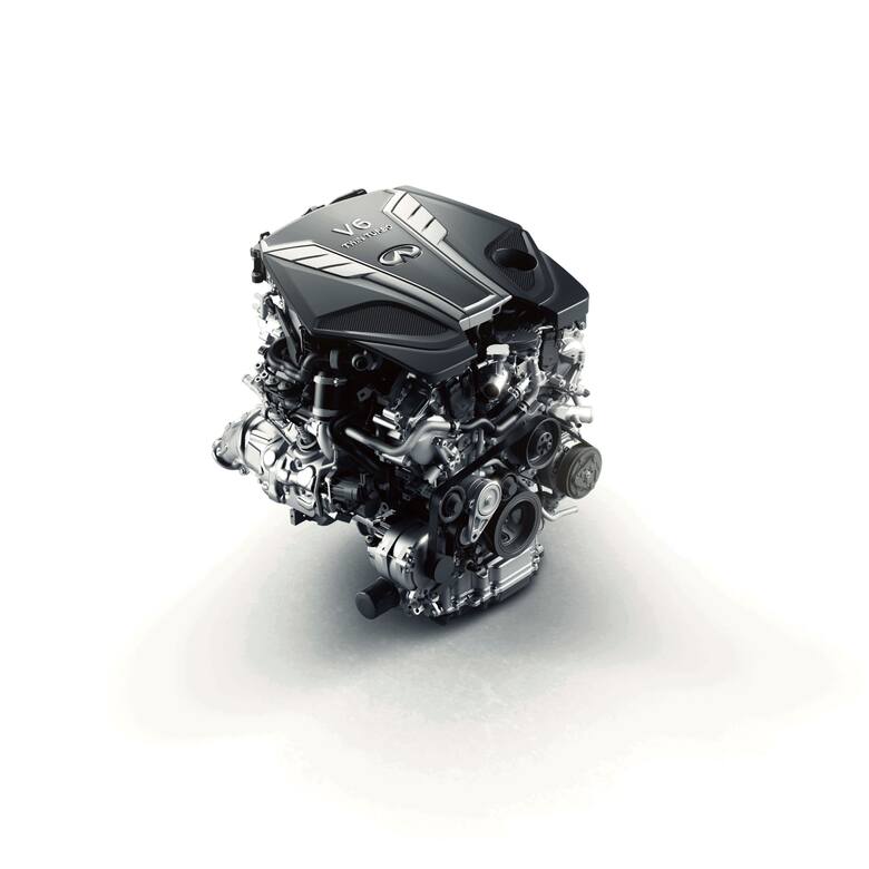 Trzylitrowa jednostka napędowa V6 twin-turbo jest zupełnie nową konstrukcją z nowej rodziny napędów VR.  Dostępna będzie w dwóch wariantach mocy / Fot.