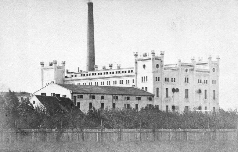 Fabryka nici Gruschwitza, czyli późniejsze „nitki” jeszcze przed późniejszą przebudową.
