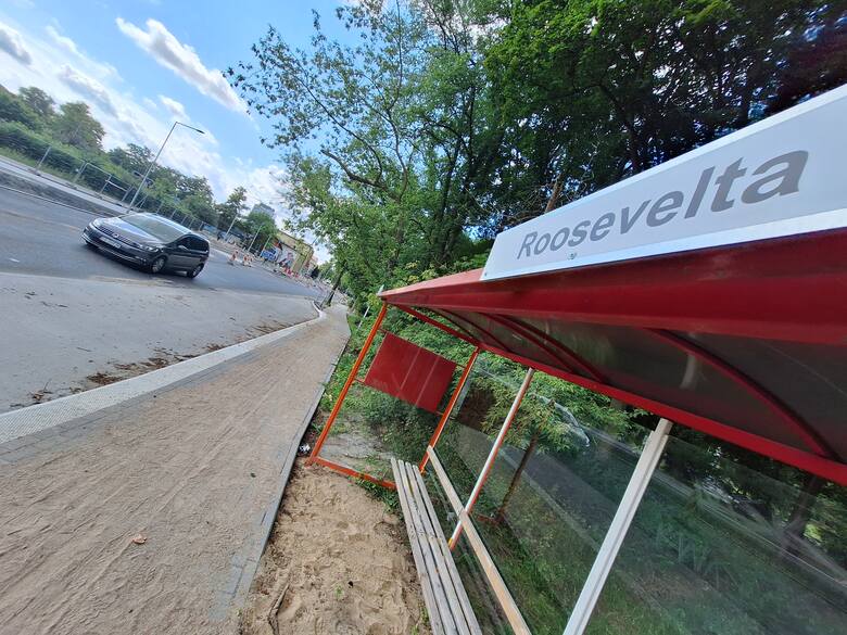 Nowy przystanek autobusowy powstał w pobliżu wyjazdu z byłego placu cyrkowego w parku Słowiańskim.