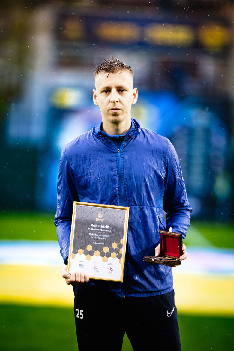 Rok Kidrič - zwycięzca rankingu Piłkarskie Orły w Małopolsce w kwietniu 2023