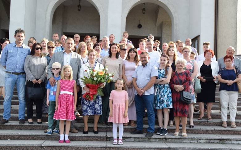 Na urodziny pani Haliny zjechała rodzina z różnych części Polski i z Niemiec.