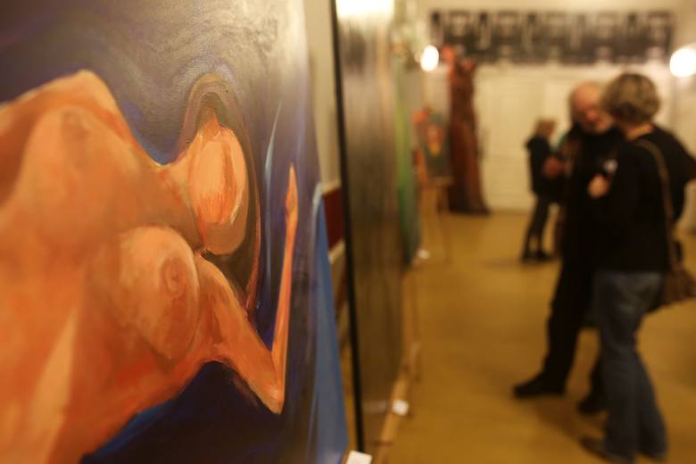 Wystawę prac malarskich Jarczyńskiego można oglądać jeszcze przez dwa tygodnie w hallu ChCK.