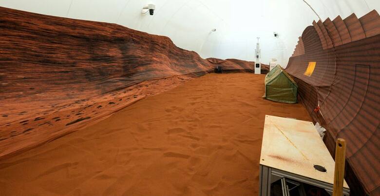 Symulowane siedlisko Marsa NASA obejmuje obszar do symulacji marsjańskiego krajobrazu.