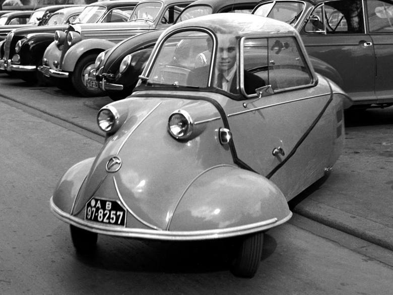 Zamiast samolotów Messerschmitt produkował w latach 50. minionego stulecia takie oto "skutery kabinowe" / Fot. Bundesarchiv