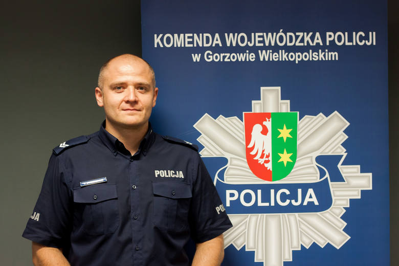 Grzegorz Jaroszewicz z zespołu prasowego lubuskiej policji.