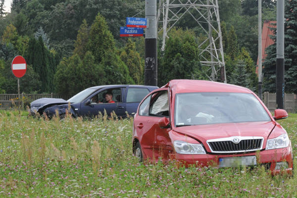 W wypadku na rondzie Sybiraków 10 sierpnia została ranna jedna osoba. 