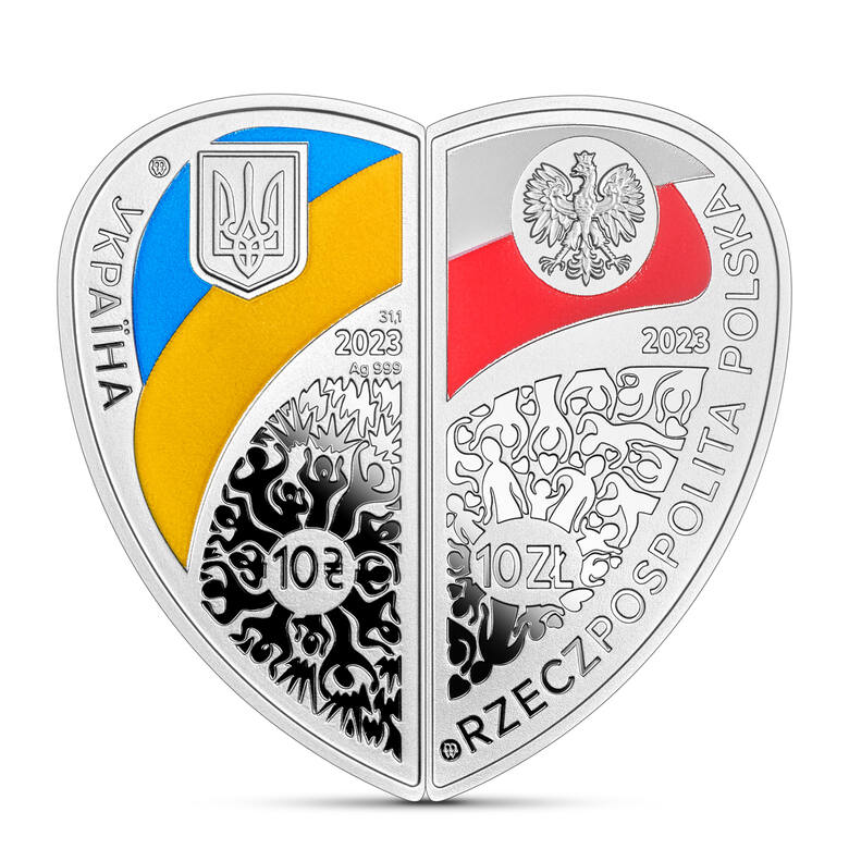 „Przyjaźń i braterstwo to największe bogactwo”. To nowe monety kolekcjonerskie NBP i Narodowego Banku Ukrainy