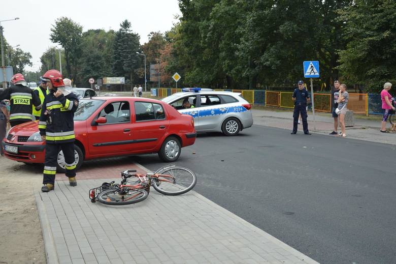 Nastolatka uległa w Łowiczu poważnemu wypadkowi (Zdjęcia)
