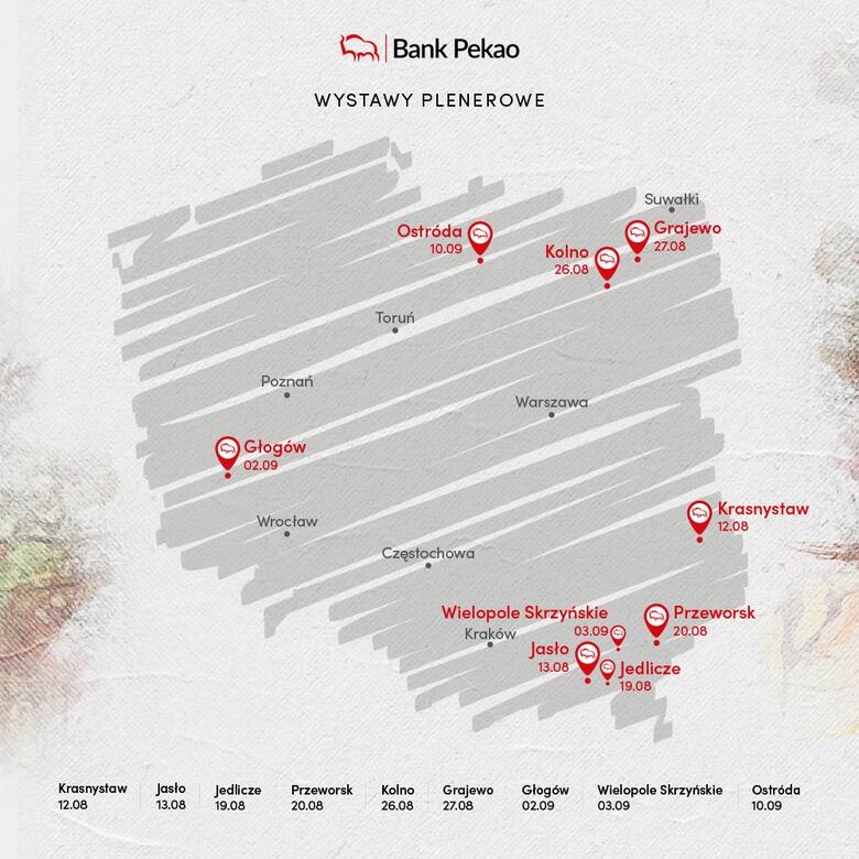 Bank Pekao ze sztuką w polskich miastach<br>
 