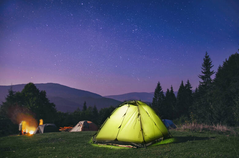 Na Dolnym Śląsku nie brak campingów idealnych do spędzenia weekendu pod namiotem.
