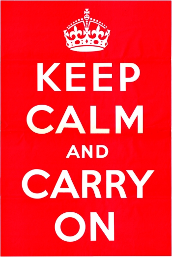 Keep Calm and Carry On 1939 MOI Original Poster