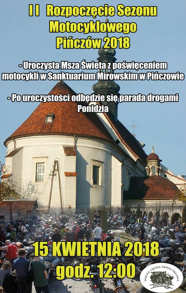 II Rozpoczęcie Sezonu Motocyklowego w Pińczowie już 15 kwietnia. Będzie parada drogami Ponidzia