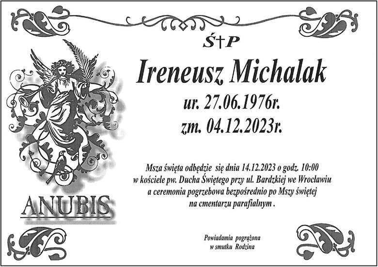 Pogrzeb śp. Ireneusza Michalaka