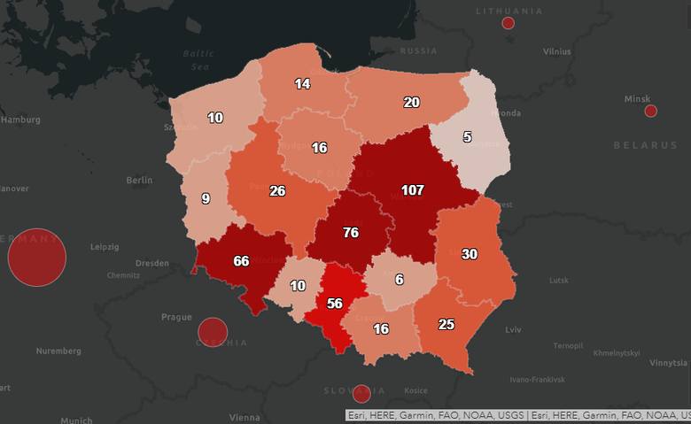 Koronawirus W Polsce Dane Mapy Wykresy Coraz Więcej Zakażeń Koronawirusem Zobacz Aktualne 8898