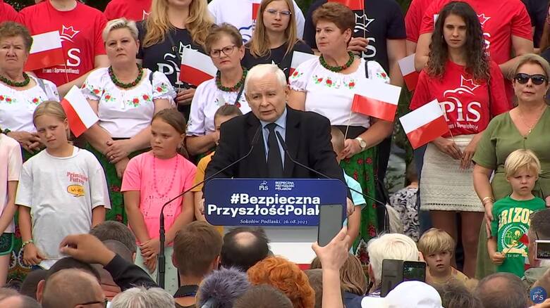 Jarosław Kaczyński odwiedził mieszkańców Sokołowa Podlaskiego.