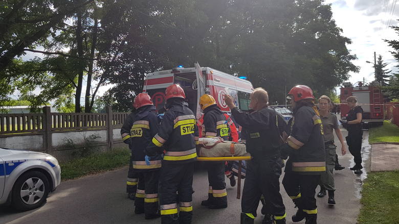 Katastrofa lotnicza w Łodzi. Ciężko ranny pilot po tym, jak spadła cesna