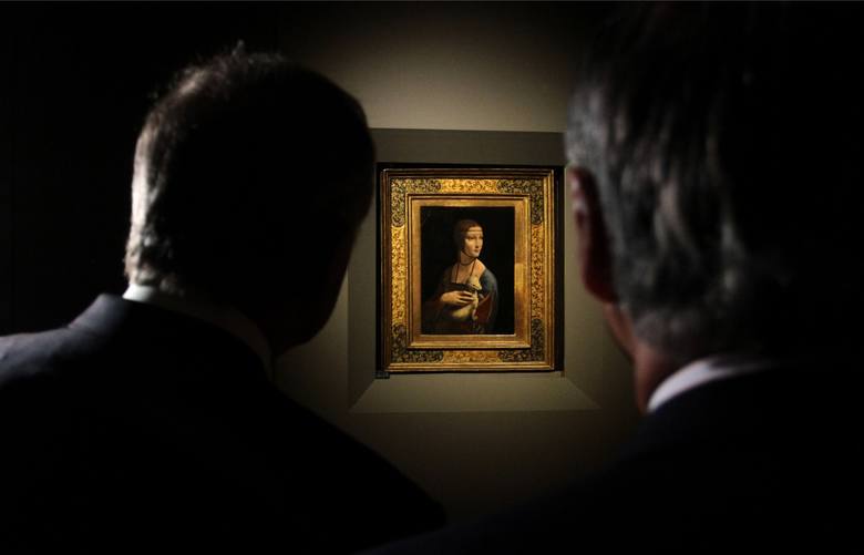  „Dama z łasiczką” Leonarda da Vinci to, obok zaginionego „Młodzieńca” Rafaela  i „Sądu ostatecznego” Hansa Memlinga najcenniejszy obraz z polskich kolekcji