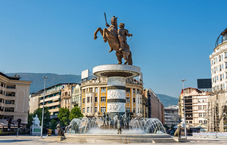 Pomnik Aleksandra Wielkiego w Skopje