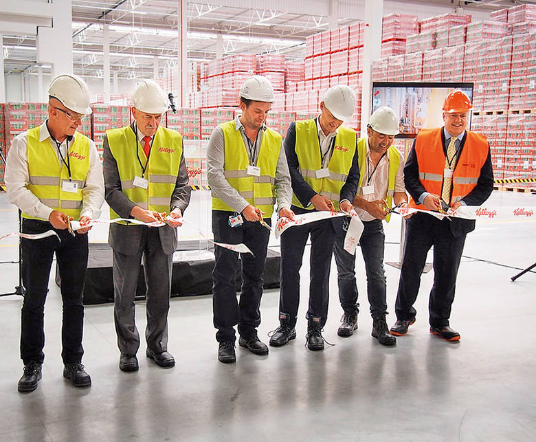 Opening of Kellogg’s Distribution Centre in the Kutno subzone (20 July 2016).