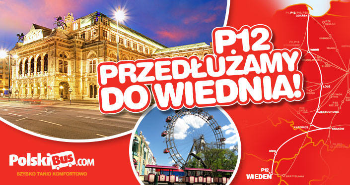 Od przyszłego wtorku Polskim Busem będziemy mogli pojechać z Torunia aż do Wiednia