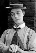 Buster Keaton w kapeluszu typu pork pie