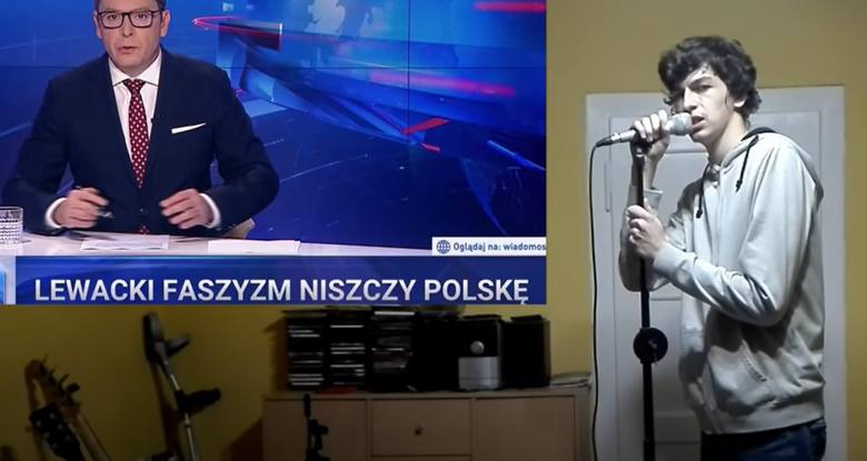 Paweł Kieler wyśpiewał paski Wiadomości
