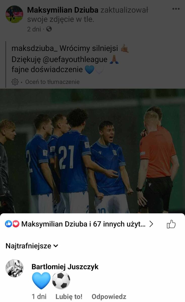 Zmasowany atak na konta społecznościowe piłkarzy Lecha Poznań. 