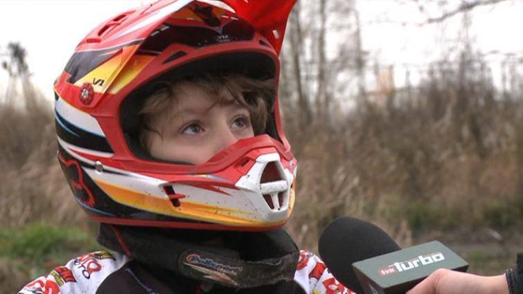 Olaf Włodarczyk - ma siedem lat i pierwsze sukcesy w motocrossie