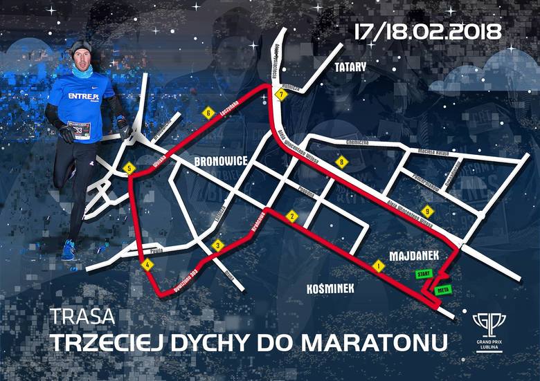 Trzecia Dycha do Maratonu 2018. Nocne marki biegowe w akcji (ZDJĘCIA, WIDEO)