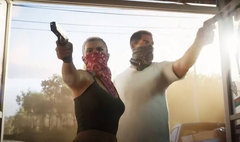 Kadr ze zwiastuna Grand Theft Auto VI.