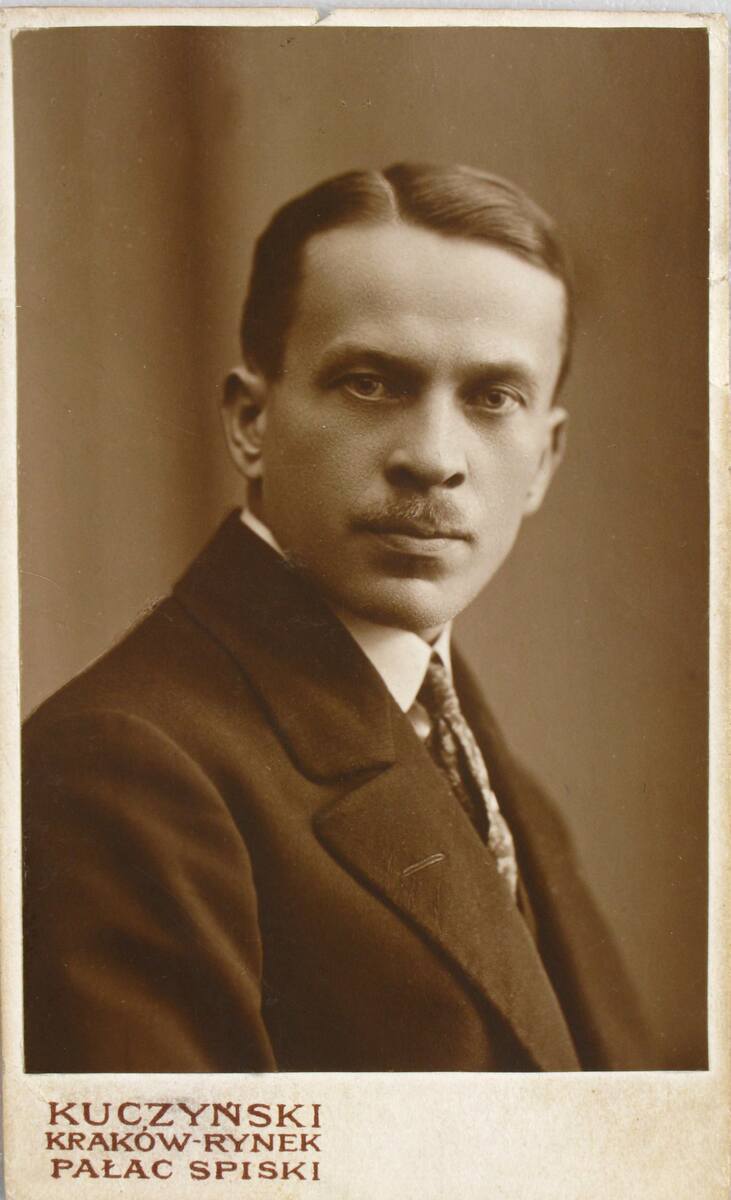 Zygmunt Garzyński, portret wykonany przez Józefa Kuczyńskiego, ok. 1918. 
