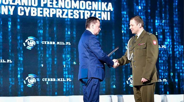 Min. Mariusz Błaszczak ogłosił utworzenie Wojsk Obrony Cyberprzestrzeni.