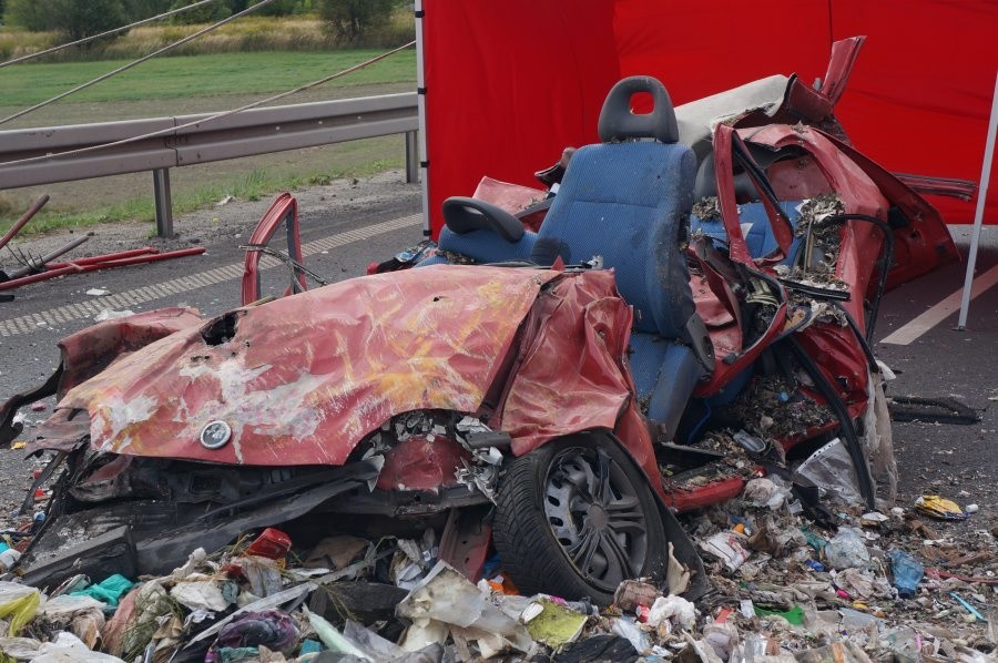 Śmiertelny wypadek w Bytomiu Ciężarówka zmiażdżyła