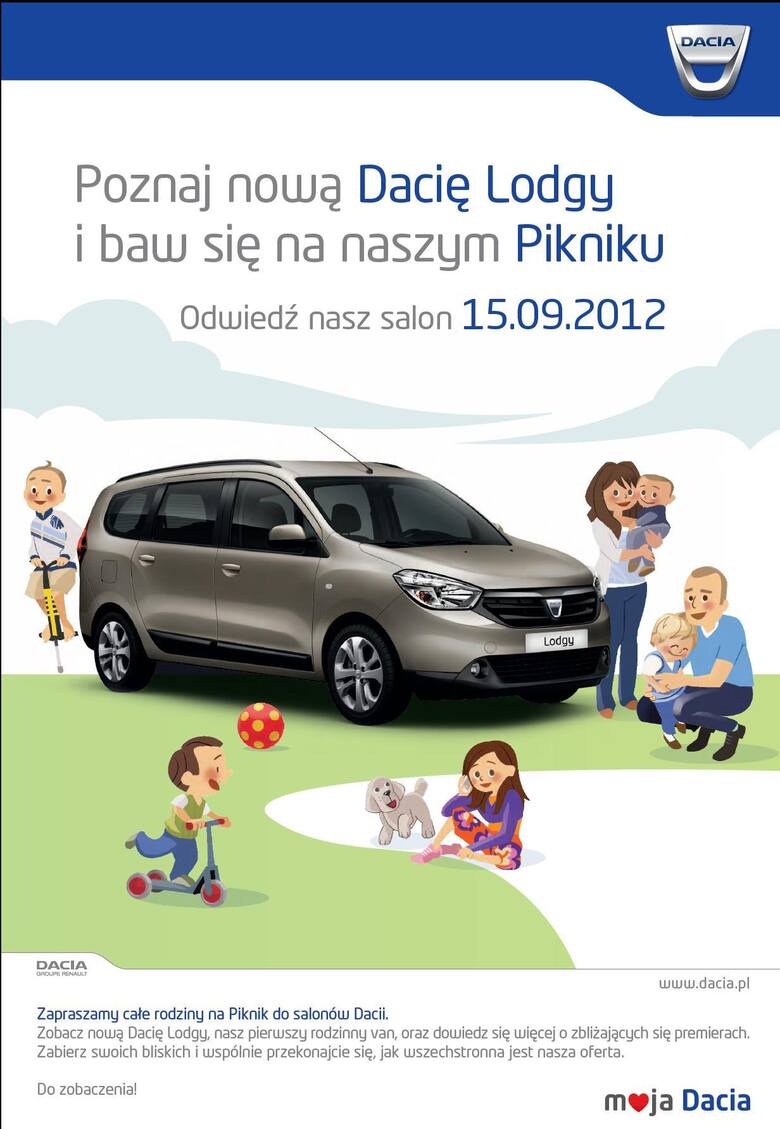 Plakat Dacii , Fot: Dacia