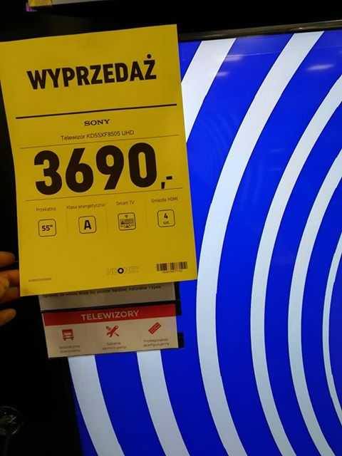 Telewizor przed promocją kosztował  w Grudziądzu 3399 zł, w promocji 3690 zł! 