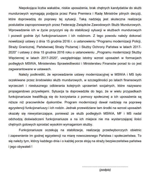 Protest policji: Wielkopolscy funkcjonariusze ślą listy do premiera Mateusza Morawieckiego