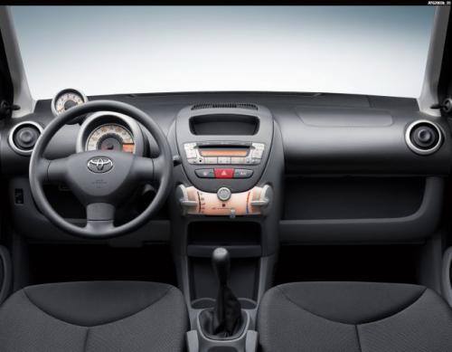 Fot. Toyota: Tablica przyrządów Aygo jest prosta, ale czytelna.