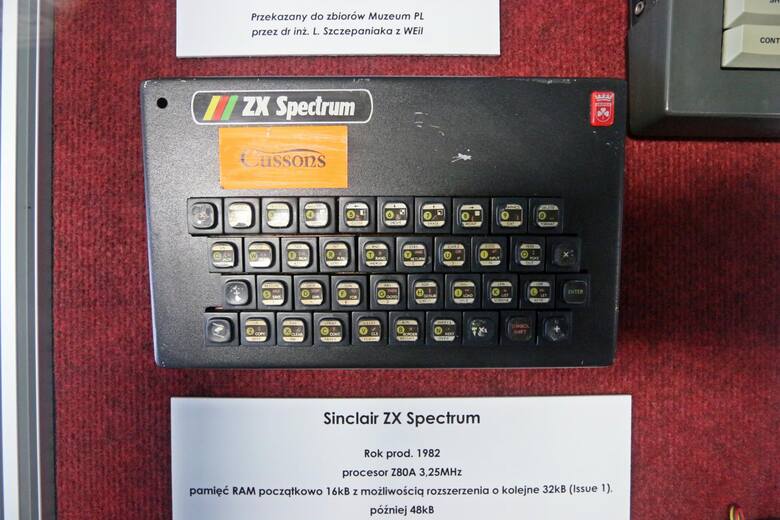 ZX Spectrum na wystawie starych komputerów na Politechnice Lubelskiej