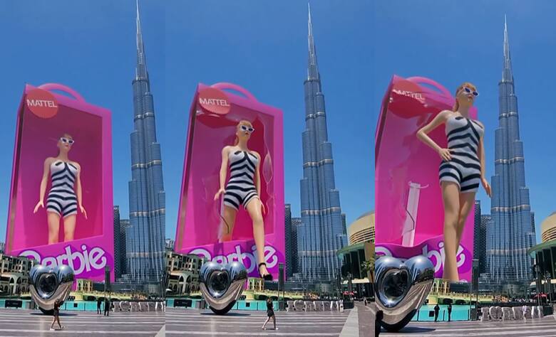 Promocja "Barbie" w Dubaju robi wrażenie. Nagranie gigantycznej lalki robi furorę w sieci