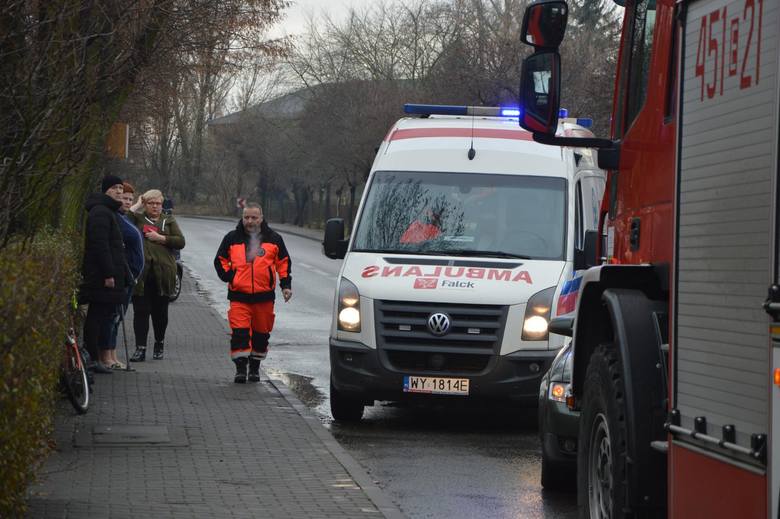 Wypadek w Łowiczu. Rowerzystka trafiła do szpitala [ZDJĘCIA]