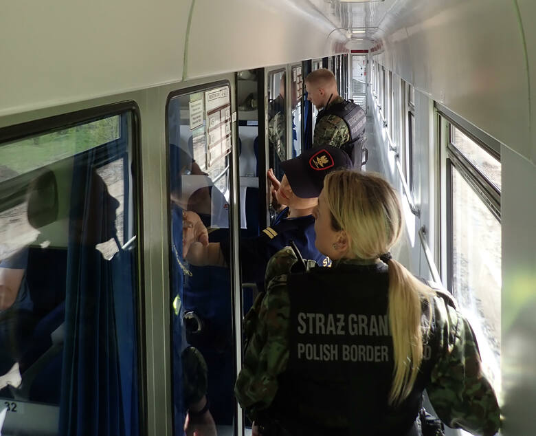 Mężczyzna został zatrzymany w pociągu relacji Warszawa-Berlin.