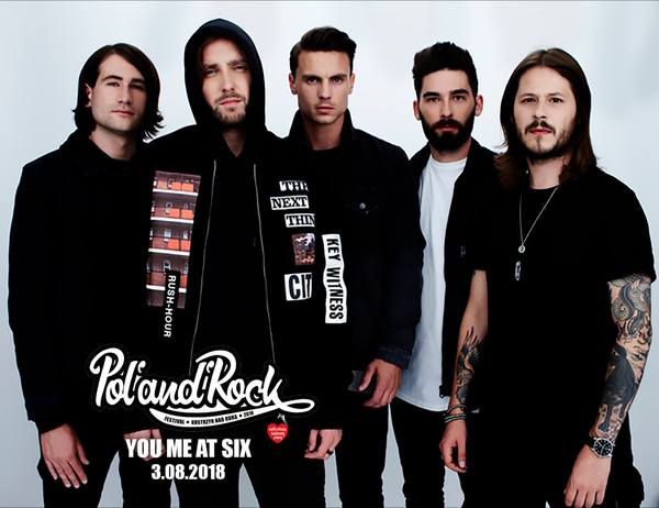 You Me At Six zagra na PolAndRock Festivalu 2018.