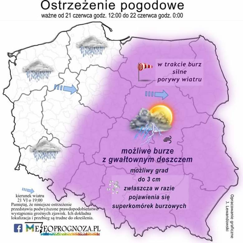 Burza nad Poznaniem. IMGW ostrzega przed burzami z deszczem i gradem 21 czerwca 2018Pogoda w Poznaniu i Wielkopolsce - TERAZ