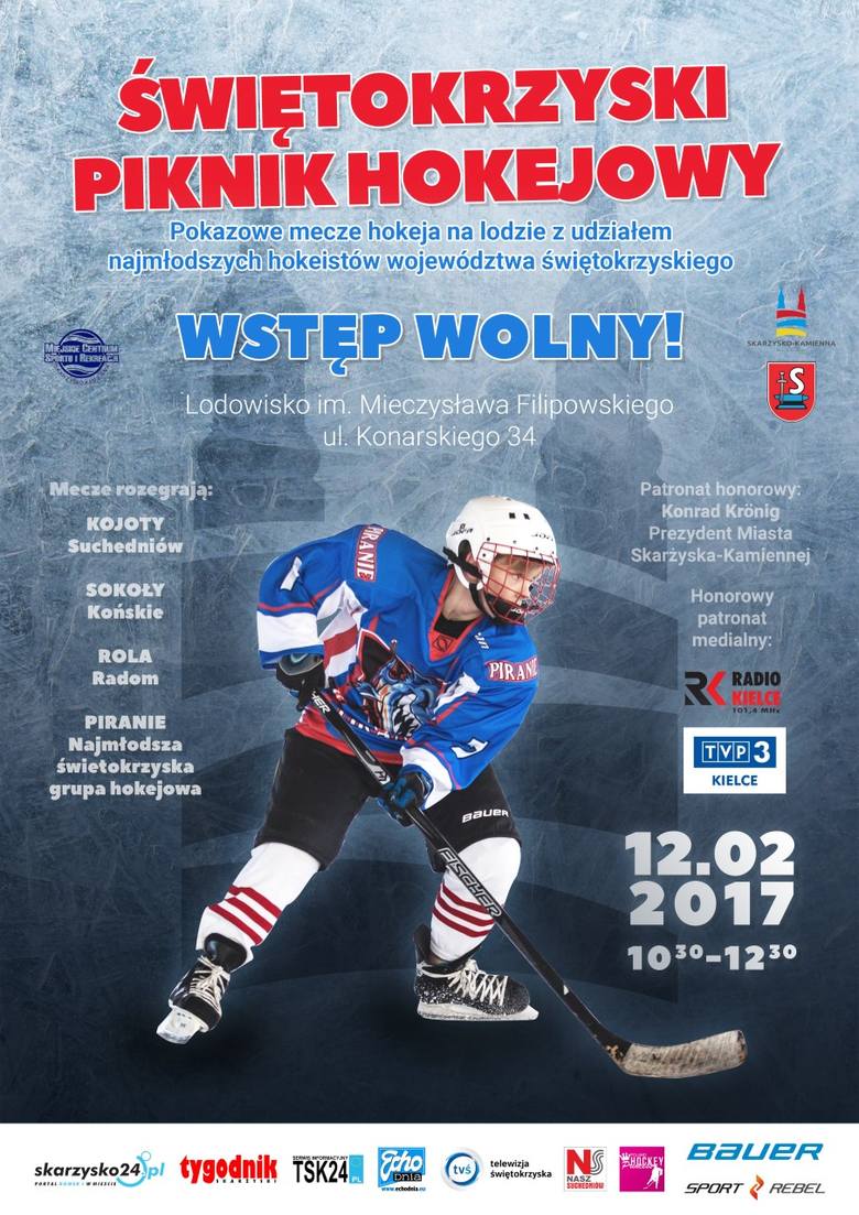 Świętokrzyski Piknik Hokejowy w Skarżysku już 12 lutego 
