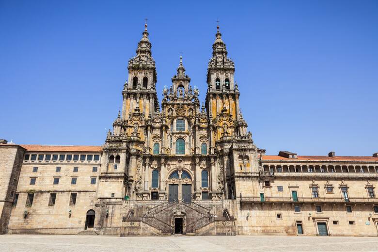 Front katedry św. Jakuba w Santiago de Compostela