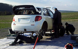 Europejskie testy Suzuki SX4 WRC